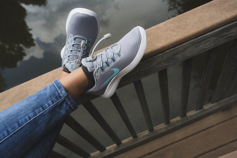Lock Laces шнурки для взуття, cool сірий