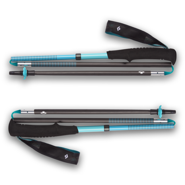 Black Diamond Distance Carbon Z жіночі трекінгові палиці, темний patina