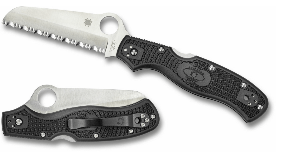 Spyderco Rescue 3 кишеньковий рятувальний ніж FRN, чорний, 9,3см