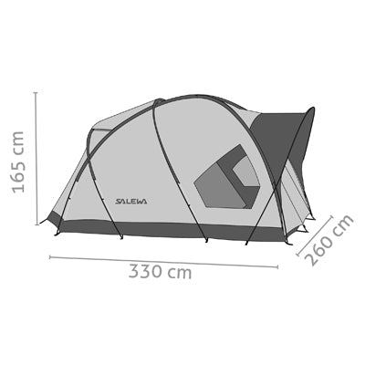 Salewa Alpine Hut намет на 4 особи