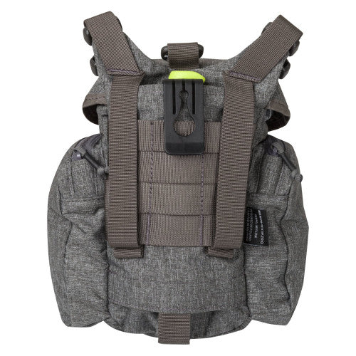 Helikon-Tex ESSENTIAL KITBAG® сумка через плече з нейлону-поліестеру, меланжева чорно-сіра