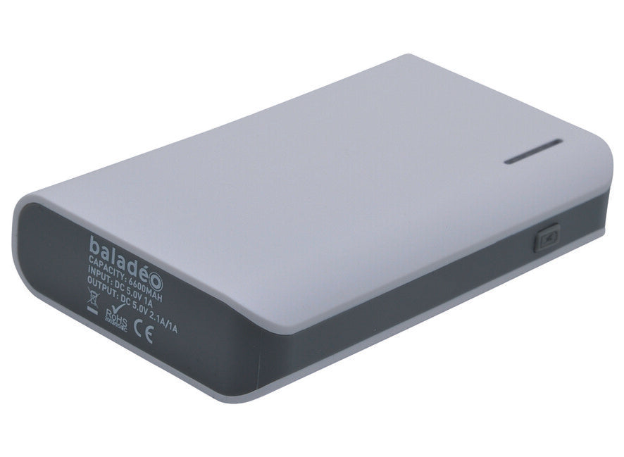 Baladeo PLR904 S6600 павербанк 2xUSB, біла