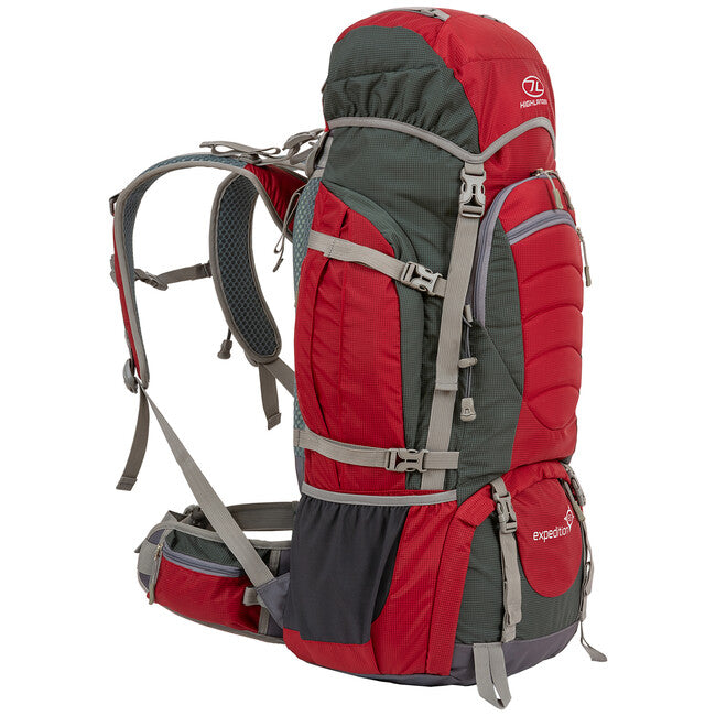Highlander Expedition 65 L експедиційний рюкзак, червоний