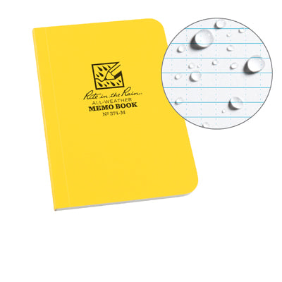 Rite in the Rain Field-Flex блокнот для будь-якої погоди, жовтий № 374-M