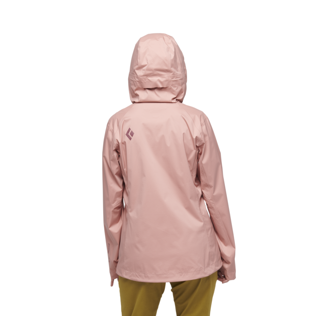 Black Diamond Stormline Stretch Rain Shell непромокаюча куртка жіноча, chalk рожевий
