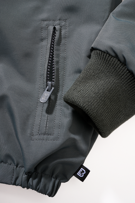 Brandit Frontzip Windbreaker куртка дитяча, антрацит