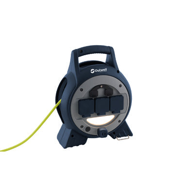 Outwell потрійна сітьова роликова розетка, USB 3 розетки Euro, 2 USB