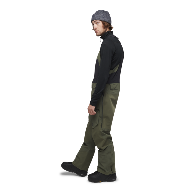 Black Diamond Recon Stretch Pro Bibs штани чоловічі з тяжами, тундра