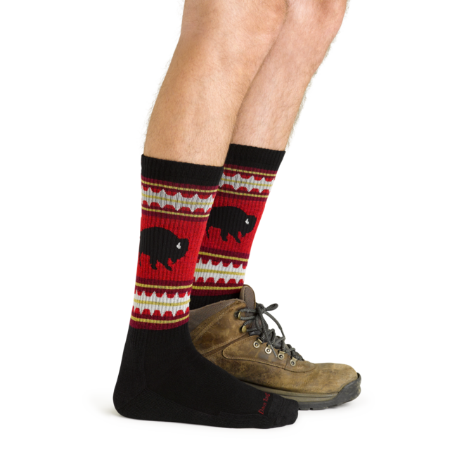 Darn Tough VanGrizzle Boot шкарпетки середньолегкі з подушечкою, чорні