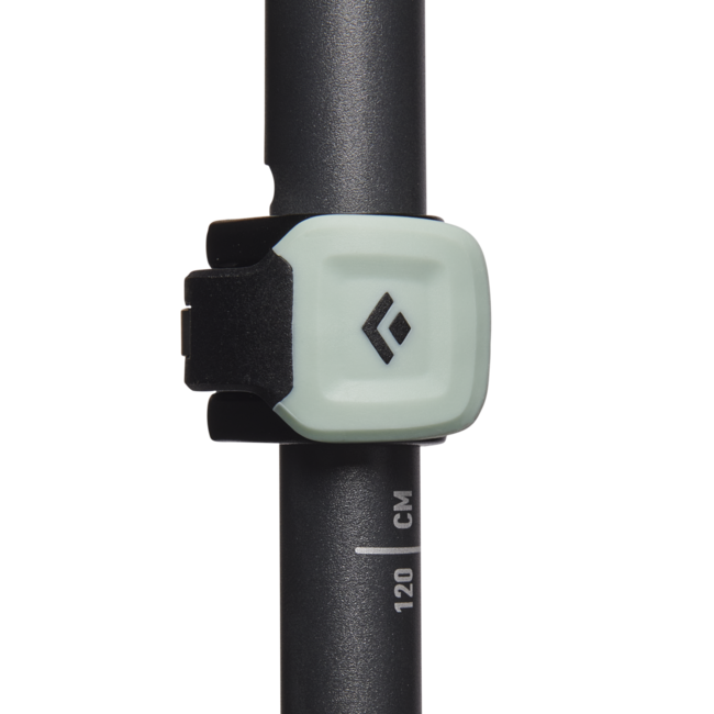 Black Diamond Pursuit Shock трекінгові палиці, сталево-сірі із піною зеленого кольору