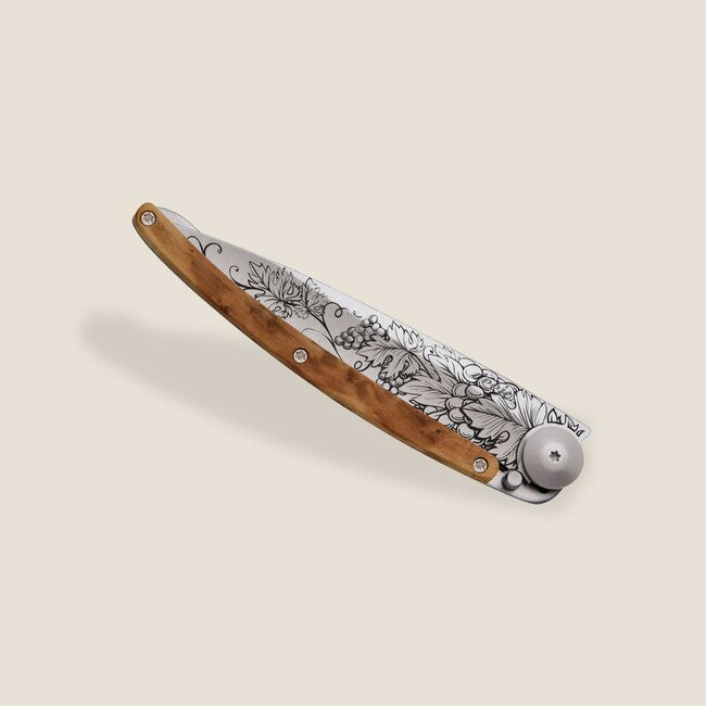 Deejo Tattoo Wood Grand Cru складаний ніж