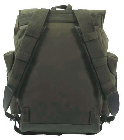 MFH BW гірський рюкзак 30L шкіряні лямки, оливковий
