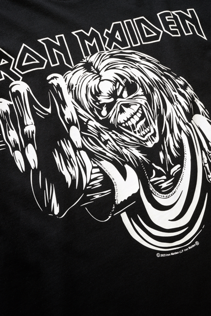 Brandit Iron Maiden футболка Eddy Glow, чорна