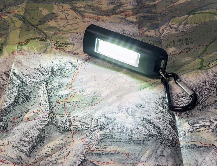 BasicNature USB LED брелок, чорний