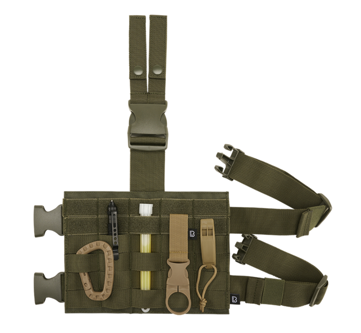 Brandit панель MOLLE на ногу, оливкова