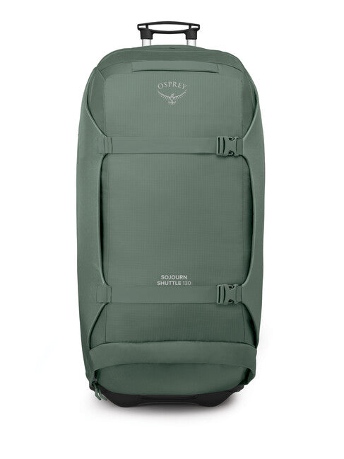 OSPREY SHUTTLE 130 дорожна сумка на колесах, косерет зелений
