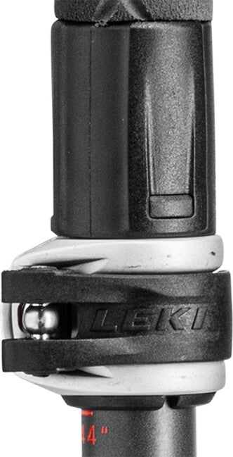 LEKI Makalu FX Carbon AS трекінгові палиці, світло-антрацитова-яскраво-червона-чорна, 110 - 130 см