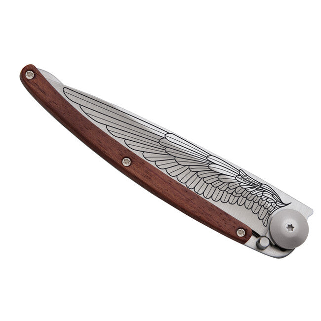 Deejo Tattoo Wing складаний ніж coralwood