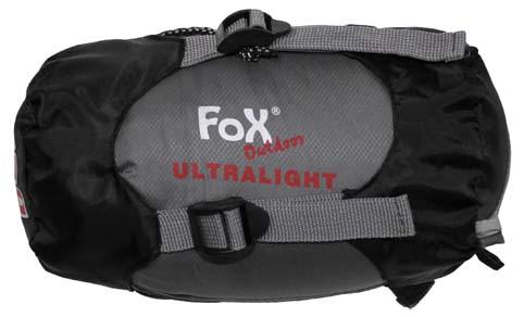 Fox Ultralight спальний мішок ультралегкий +11/+21°C, сірий