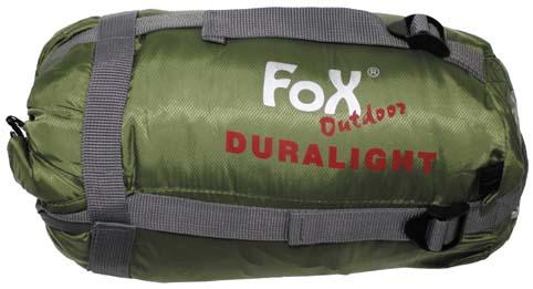Fox Duralight спальний мішок легкий +2°C / +18°C, оливково-чорний