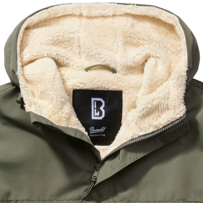 Brandit Windbreaker Sherpa куртка, оливкова