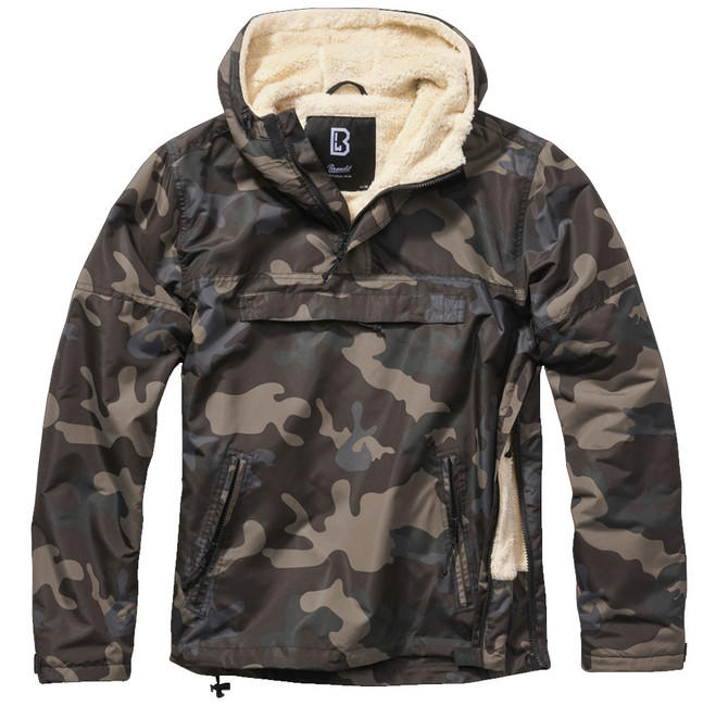 Brandit Windbreaker Sherpa куртка, darkcamo