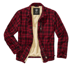 Brandit Classic Sherpa куртка, чорна-червона