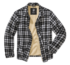 Brandit Classic Sherpa куртка, біло-чорна