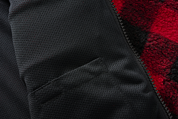 Brandit флісова куртка Teddyfleece, червона/чорна