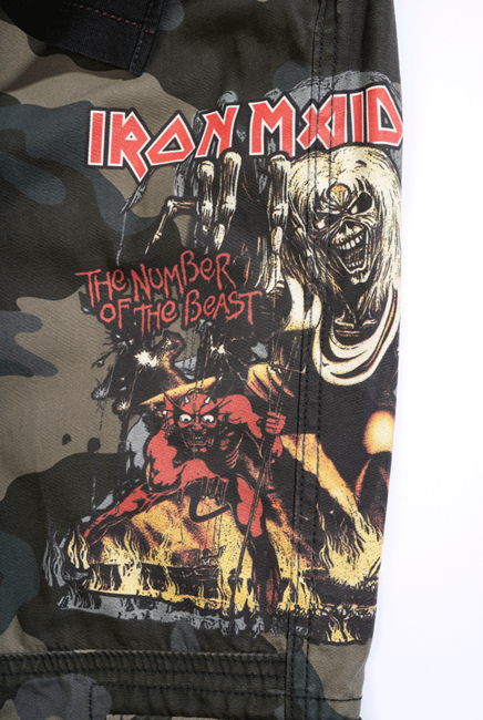 Brandit Iron Maiden Pure Slim штани темний камуфляж