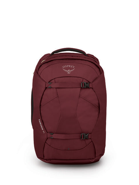 OSPREY FAIRVIEW 40 дорожний рюкзак, циркониєвий червоний