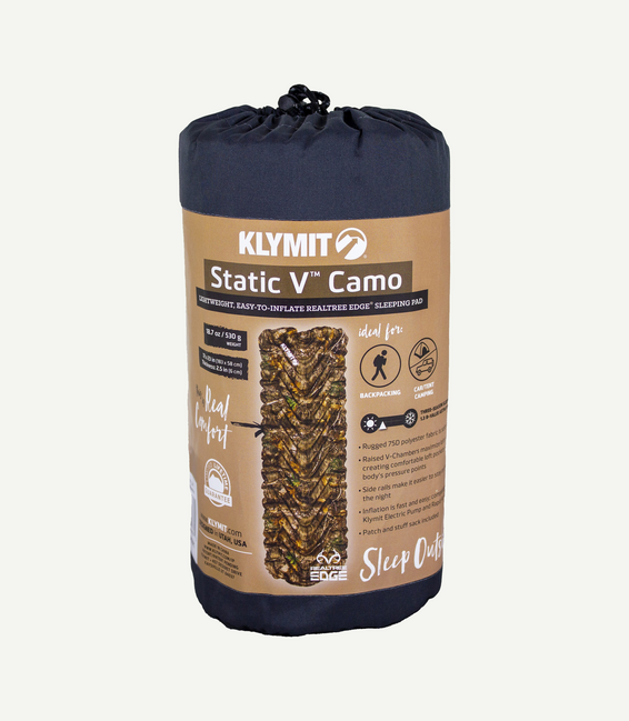 Klymit Static V килимок, realtree edge камуфляж