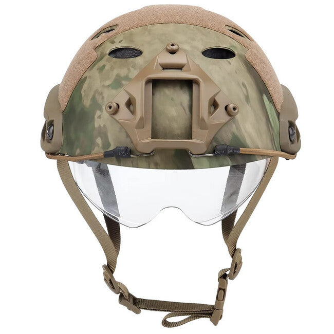 DRAGOWA Tactical Fast PJ тактичний шолом із окулярами Bolt, сірий (без сертифікації)