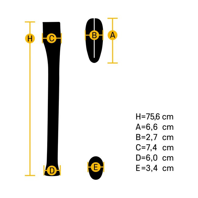 Hultafors HB AHS 750-63X23 HB прямий рукавець сокири 842740 id