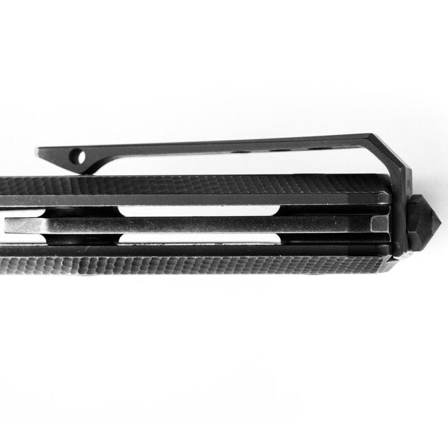 Lionsteel Myto MT01B hi-tech EDC складний ніж з лезом M390 із кліпом на ремінь чорний з лезом зі сталі BW, чорний