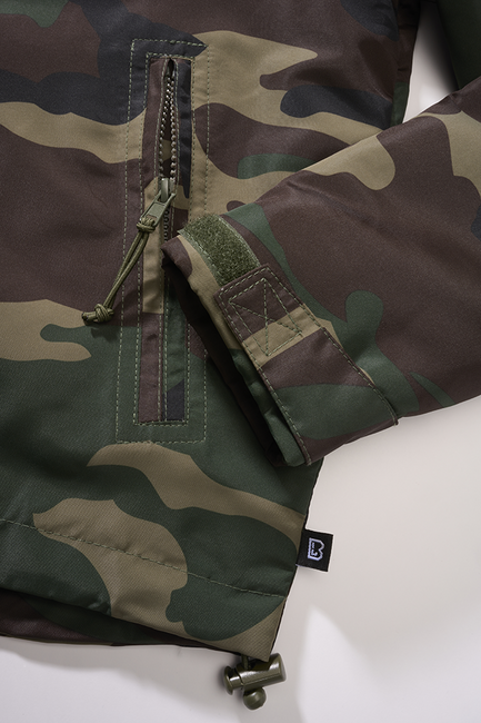 Brandit Windbreaker Frontzip куртка жіноча, woodland