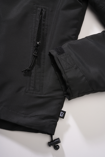 Brandit Windbreaker Frontzip куртка жіноча, чорна