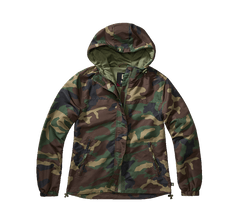 Brandit Summer Frontzip Windbreaker куртка жіноча, вудленд