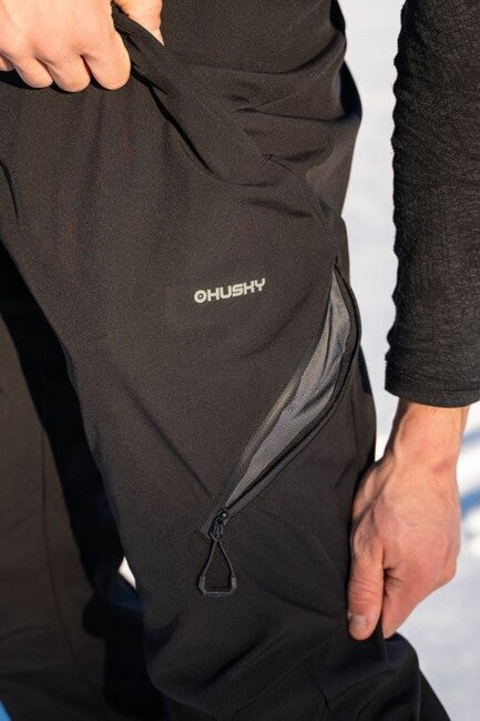 HUSKY Galti лижні штани чоловічі, чорні