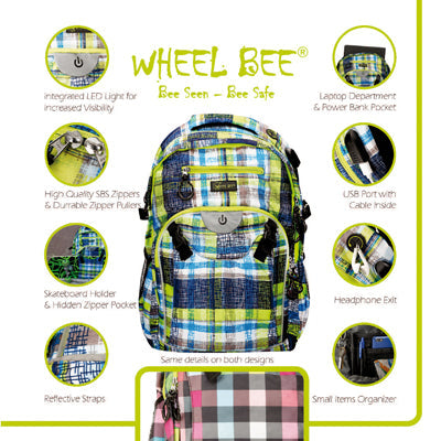 Wheel Bee Bee LED рюкзак 30 л, різнокольоровий