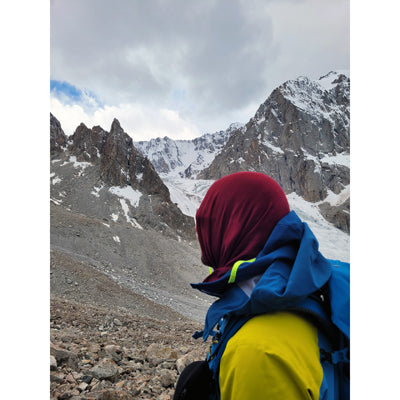 Origin Outdoors мериносовий багатофункціональний шарф outdoor, бордовий