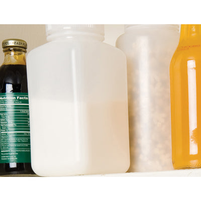 Nalgene квадратна пляшка з широким гарлом, гарло 34 мм, 250 мл