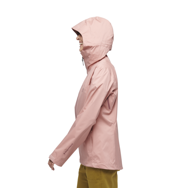 Black Diamond Stormline Stretch Rain Shell непромокаюча куртка жіноча, chalk рожевий
