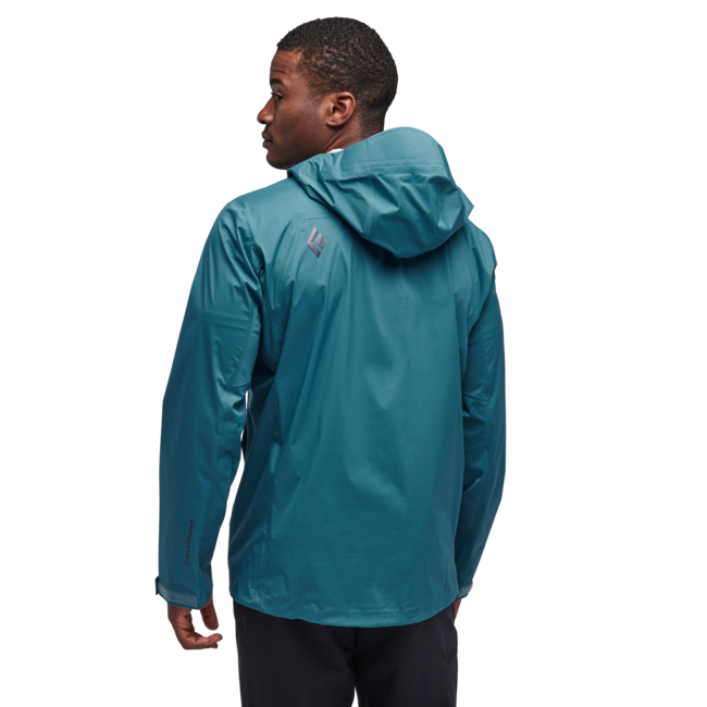 Black Diamond Stormline Stretch Rain Shell непромокаєма куртка чоловіча, creek синій