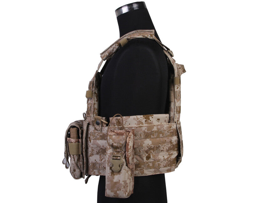 Emersongear LBT6094A жилет для плит 500D з 3 кишенями, AOR1