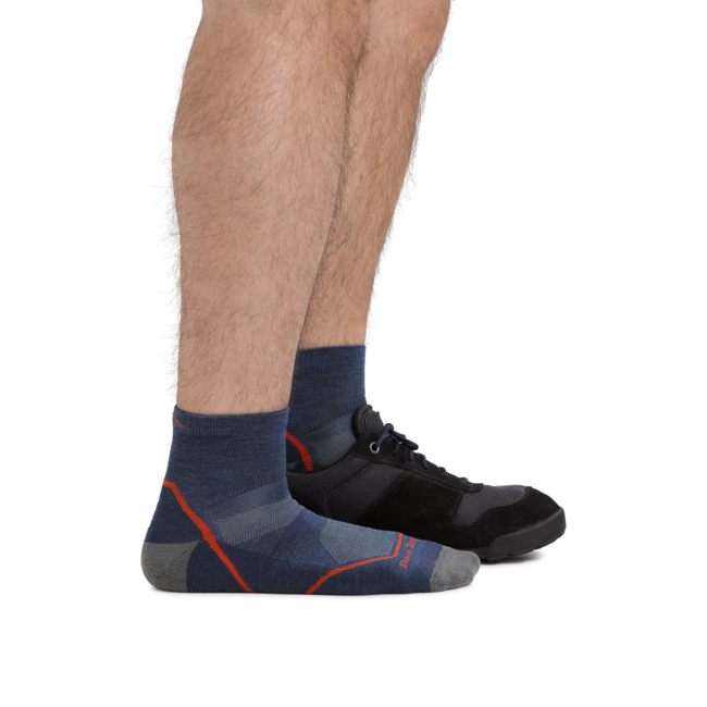 Darn Tough Light Hiker 1/4 шкарпетки легкі з амортизацією, денім