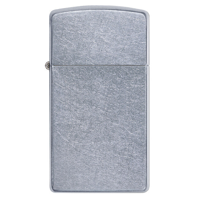 Zippo бензиновая зажигалка slim street chrome