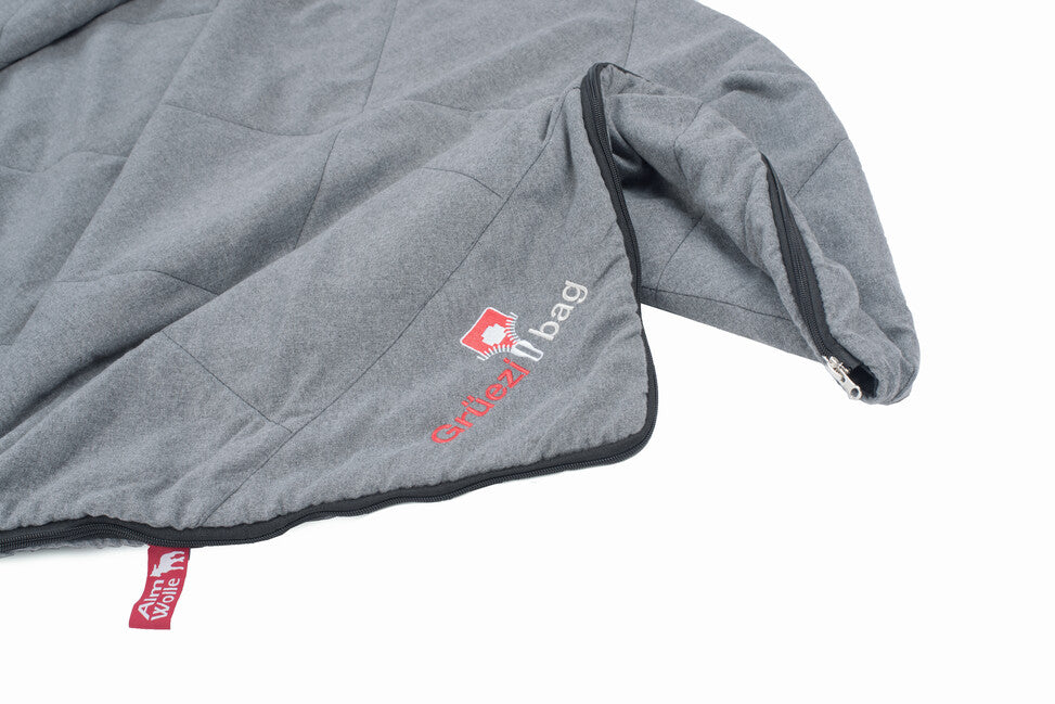 Grüezi-Bag Grüezi Wellhealth Woolblanket, сіра
