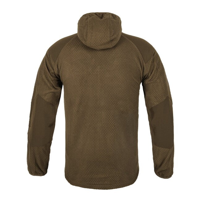 Helikon-Tex ALPHA HOODIE толстовка з капюшоном Grid Fleece, темно-сірий