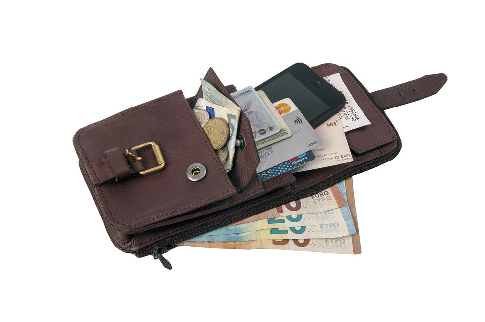 BasicNature поясна сумка Belt Safe, мокка